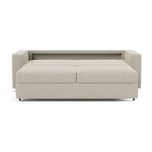 Load image into Gallery viewer, Innovation Living Neah King Sleeper Sofa Standard Arms - Boucle Beige - 03-bed-front