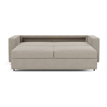 Load image into Gallery viewer, Innovation Living Neah King Sleeper Sofa Standard Arms - Kenya Gravel - 03-bed-front