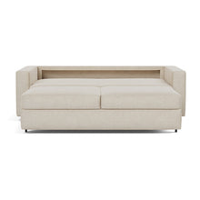 Load image into Gallery viewer, Innovation Living Neah King Sleeper Sofa Standard Arms - Phobos Latte - 03-bed-front