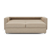Load image into Gallery viewer, Innovation Living Neah King Sleeper Sofa Standard Arms - Phobos Mocha - 03-bed-front