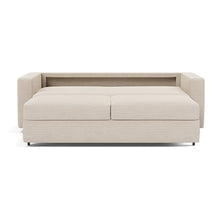 Load image into Gallery viewer, Innovation Living Neah King Sleeper Sofa Standard Arms - Blida Sand Grey - 03-bed-front