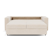Load image into Gallery viewer, Neah Queen Sleeper Sofa with Standard Arms - 255 Adario Basmati - 03 bed front