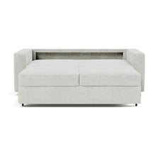 Load image into Gallery viewer, Neah Queen Sleeper Sofa with Standard Arms - 256 Adario Fog - 03 bed front