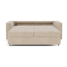 Load image into Gallery viewer, Neah Queen Sleeper Sofa with Standard Arms - 257 Adario Taupe - 03 bed front