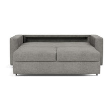 Load image into Gallery viewer, Neah Queen Sleeper Sofa with Standard Arms - 282 Avella Warm Grey - 03 bed front