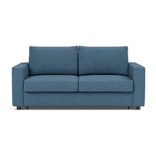 Load image into Gallery viewer, Neah Queen Sleeper Sofa with Standard Arms - 302 Weda Blue - 01 sofa front