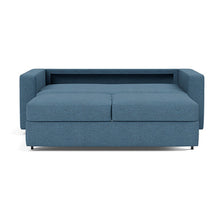 Load image into Gallery viewer, Neah Queen Sleeper Sofa with Standard Arms - 302 Weda Blue - 03 bed front
