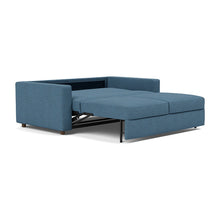 Load image into Gallery viewer, Neah Queen Sleeper Sofa with Standard Arms - 302 Weda Blue - 04 bed 3 4