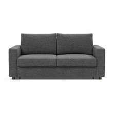 Load image into Gallery viewer, Neah Queen Sleeper Sofa with Standard Arms - 350 Taura Deep Grey - 01 sofa front