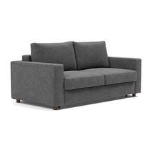 Load image into Gallery viewer, Neah Queen Sleeper Sofa with Standard Arms - 350 Taura Deep Grey - 02 sofa 3 4