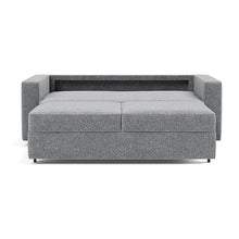 Load image into Gallery viewer, Neah Queen Sleeper Sofa with Standard Arms - 351 Taura Slate Grey - 03 bed front