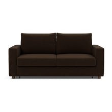 Load image into Gallery viewer, Neah Queen Sleeper Sofa with Standard Arms - 358 Taura Chocco - 01 sofa front