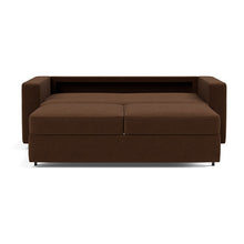 Load image into Gallery viewer, Neah Queen Sleeper Sofa with Standard Arms - 359 Taura Cappuccino - 03 bed front