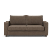 Load image into Gallery viewer, Neah Queen Sleeper Sofa with Standard Arms - 411 Esina Cedar Brown - 01 sofa front