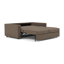 Load image into Gallery viewer, Neah Queen Sleeper Sofa with Standard Arms - 411 Esina Cedar Brown - 04 bed 3 4