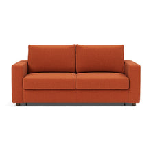 Load image into Gallery viewer, Neah Queen Sleeper Sofa with Standard Arms - 412 Esina Rust Orange - 01 sofa front