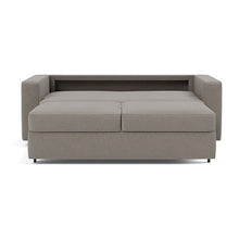 Load image into Gallery viewer, Neah Queen Sleeper Sofa with Standard Arms - 521 Mixed Dance Grey - 03 bed front