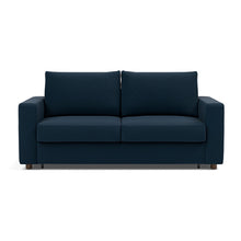 Load image into Gallery viewer, Neah Queen Sleeper Sofa with Standard Arms - 528 Mixed Dance Blue - 01 sofa front