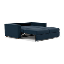Load image into Gallery viewer, Neah Queen Sleeper Sofa with Standard Arms - 528 Mixed Dance Blue - 04 bed 3 4