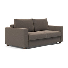 Load image into Gallery viewer, Neah Queen Sleeper Sofa with Standard Arms - 530 Boucle Taupe - 02 sofa 3 4