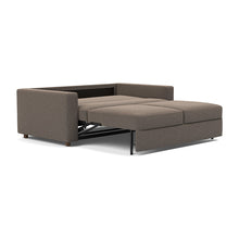 Load image into Gallery viewer, Neah Queen Sleeper Sofa with Standard Arms - 530 Boucle Taupe - 04 bed 3 4