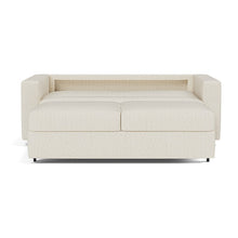 Load image into Gallery viewer, Neah Queen Sleeper Sofa with Standard Arms - 531 Boucle Off White - 03 bed front