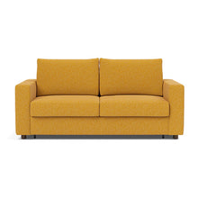 Load image into Gallery viewer, Neah Queen Sleeper Sofa with Standard Arms - 536 Boucle Ochre - 01 sofa front