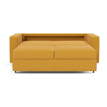 Load image into Gallery viewer, Neah Queen Sleeper Sofa with Standard Arms - 536 Boucle Ochre - 03 bed front