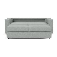 Load image into Gallery viewer, Neah Queen Sleeper Sofa with Standard Arms - 538 Melange Light Grey - 03 bed front