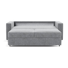 Load image into Gallery viewer, Neah Queen Sleeper Sofa with Standard Arms - 565 Twist Granite - 03 bed front