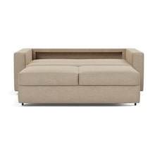 Load image into Gallery viewer, Neah Queen Sleeper Sofa with Standard Arms - 587 Phobos Mocha - 03 bed front