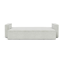 Load image into Gallery viewer, Newilla Sleeper Sofa with Standard Arms bed front view - 256 Adario Fog