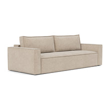 Load image into Gallery viewer, Newilla Sleeper Sofa with Standard Arms sofa three-quarter view - 257 Adario Taupe