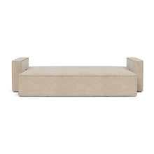 Load image into Gallery viewer, Newilla Sleeper Sofa with Standard Arms bed front view - 257 Adario Taupe