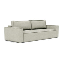 Load image into Gallery viewer, Newilla Sleeper Sofa with Standard Arms sofa three-quarter view - 280 Avella Sand