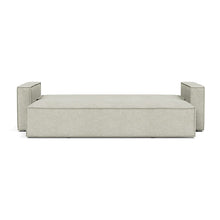 Load image into Gallery viewer, Newilla Sleeper Sofa with Standard Arms bed front view - 280 Avella Sand