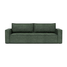 Load image into Gallery viewer, Newilla Sleeper Sofa with Standard Arms sofa front view - 281 Avella Pine Green