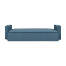 Load image into Gallery viewer, Newilla Sleeper Sofa with Standard Arms bed front view - 302 Weda Blue