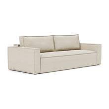 Load image into Gallery viewer, Newilla Sleeper Sofa with Standard Arms sofa three-quarter view - 365 Halifax Shell