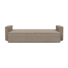 Load image into Gallery viewer, Newilla Sleeper Sofa with Standard Arms bed front view - 367 Halifax Wicker