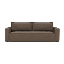 Load image into Gallery viewer, Newilla Sleeper Sofa with Standard Arms sofa front view - 411 Esina Cedar Brown