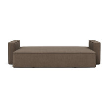 Load image into Gallery viewer, Newilla Sleeper Sofa with Standard Arms bed front view - 411 Esina Cedar Brown