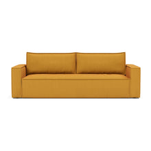 Load image into Gallery viewer, Newilla Sleeper Sofa with Standard Arms sofa front view - 507 Elegance Burned Curry