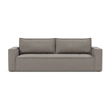 Load image into Gallery viewer, Newilla Sleeper Sofa with Standard Arms sofa front view - 521 Mixed Dance Grey
