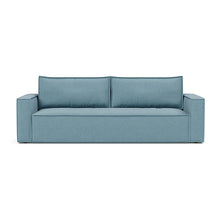 Load image into Gallery viewer, Newilla Sleeper Sofa with Standard Arms sofa front view - 525 Mixed Dance Light Blue
