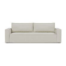 Load image into Gallery viewer, Newilla Sleeper Sofa with Standard Arms sofa front view - 527 Mixed Dance Natural