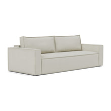 Load image into Gallery viewer, Newilla Sleeper Sofa with Standard Arms sofa three-quarter view - 527 Mixed Dance Natural