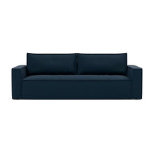 Load image into Gallery viewer, Newilla Sleeper Sofa with Standard Arms sofa front view - 528 Mixed Dance Blue