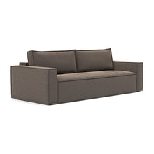 Load image into Gallery viewer, Newilla Sleeper Sofa with Standard Arms sofa three-quarter view - 530 Bouclé Taupe