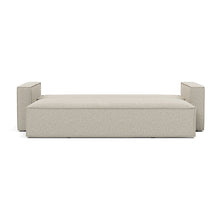 Load image into Gallery viewer, Newilla Sleeper Sofa with Standard Arms bed front view - 539 Bouclé Beige